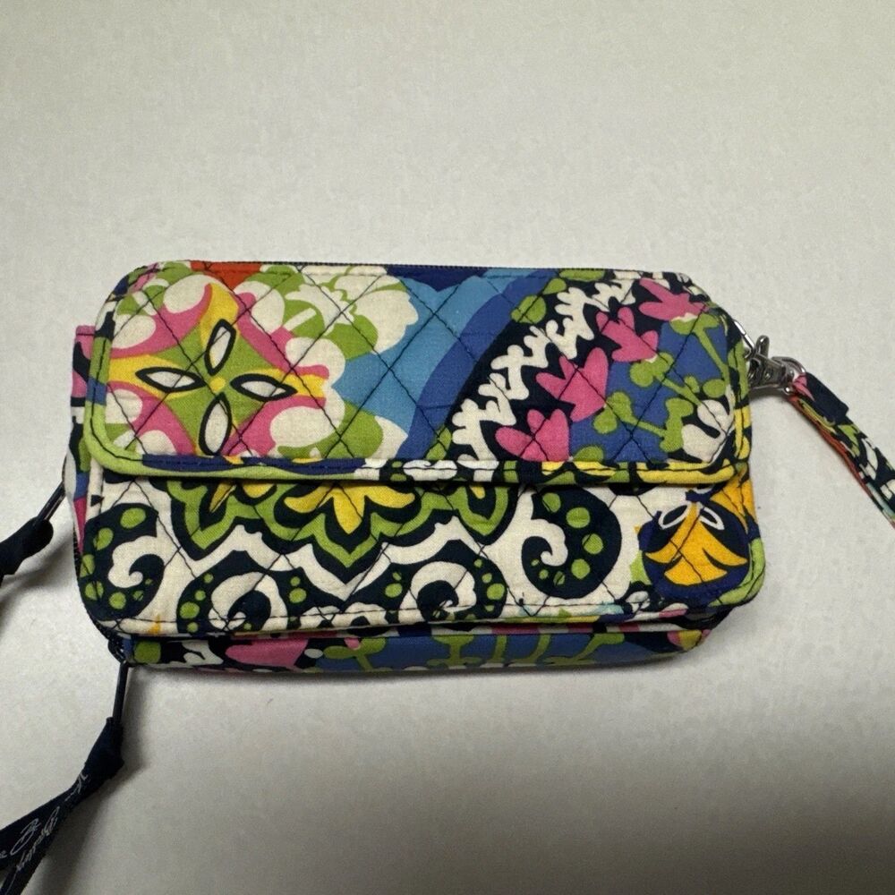 Vera Bradley Rio Multicolor Paisley Medallion All One Purse Wallet - Picture 2 of 9